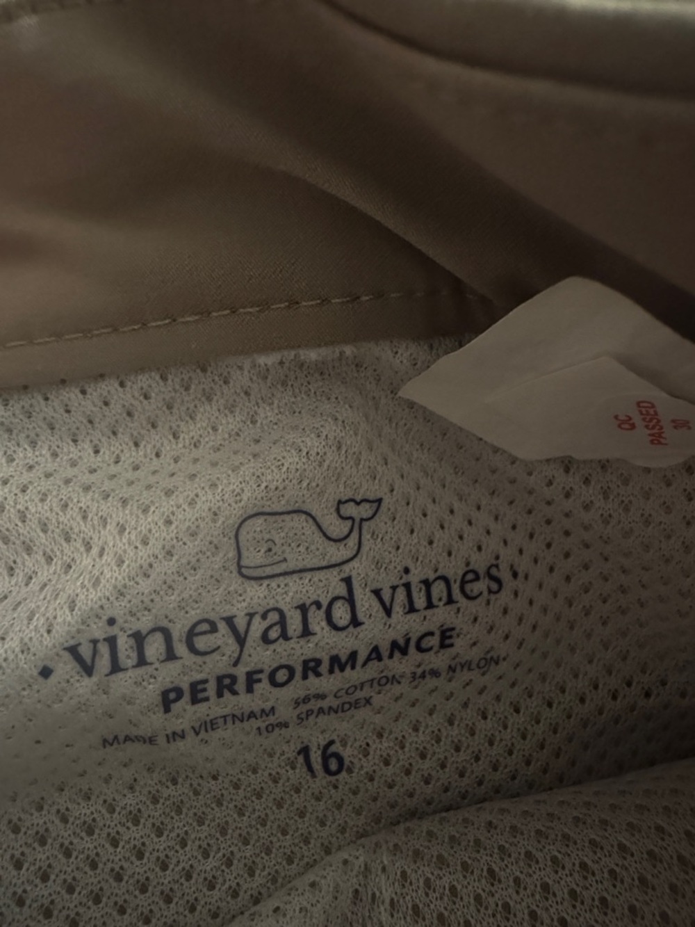 Vineyard Vines Boys Light Gray Chino Shorts - Picture 4 of 5